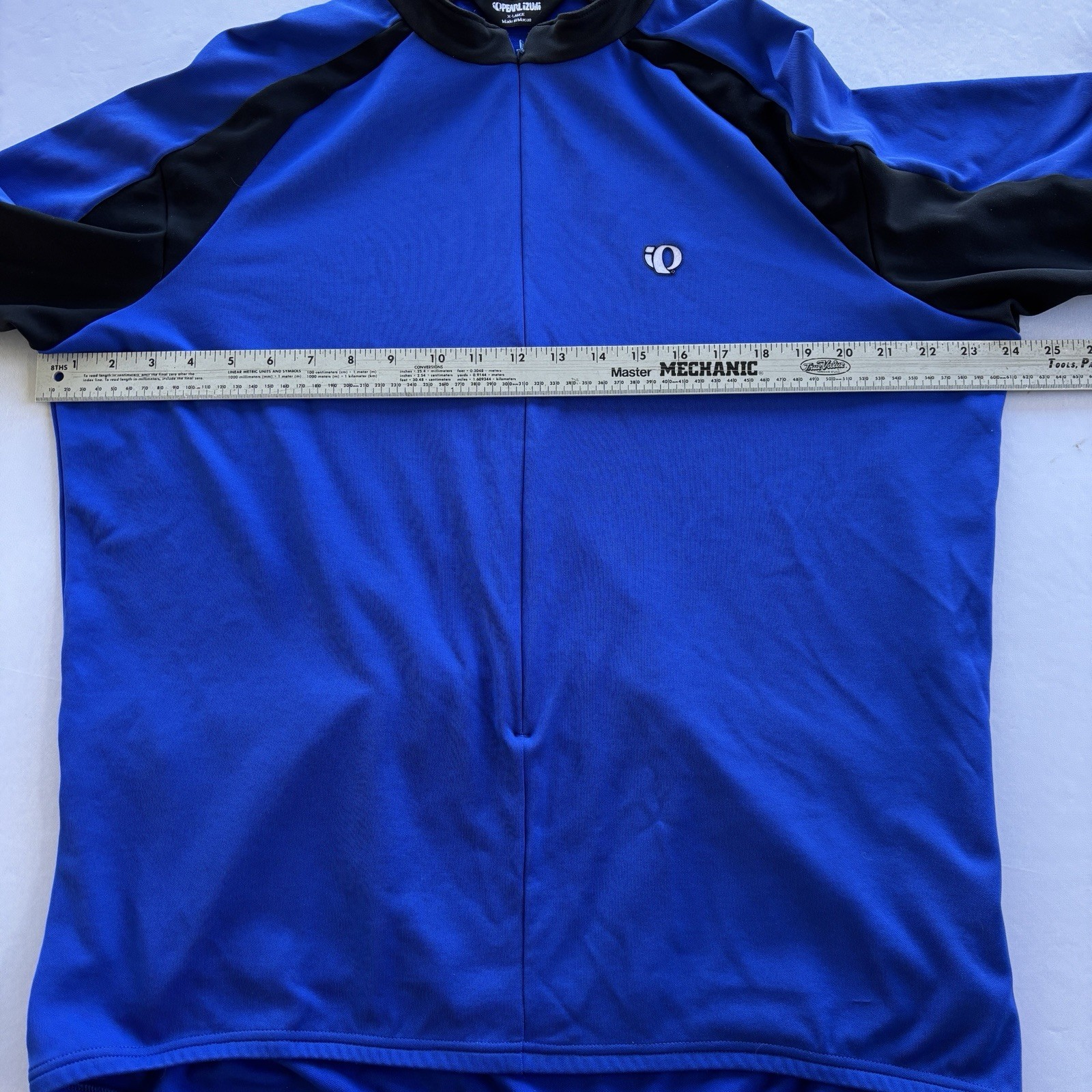 Pearl Izumi Long Sleeve Cycling Jersey Blue Black Full Zip Men’s XL Macau