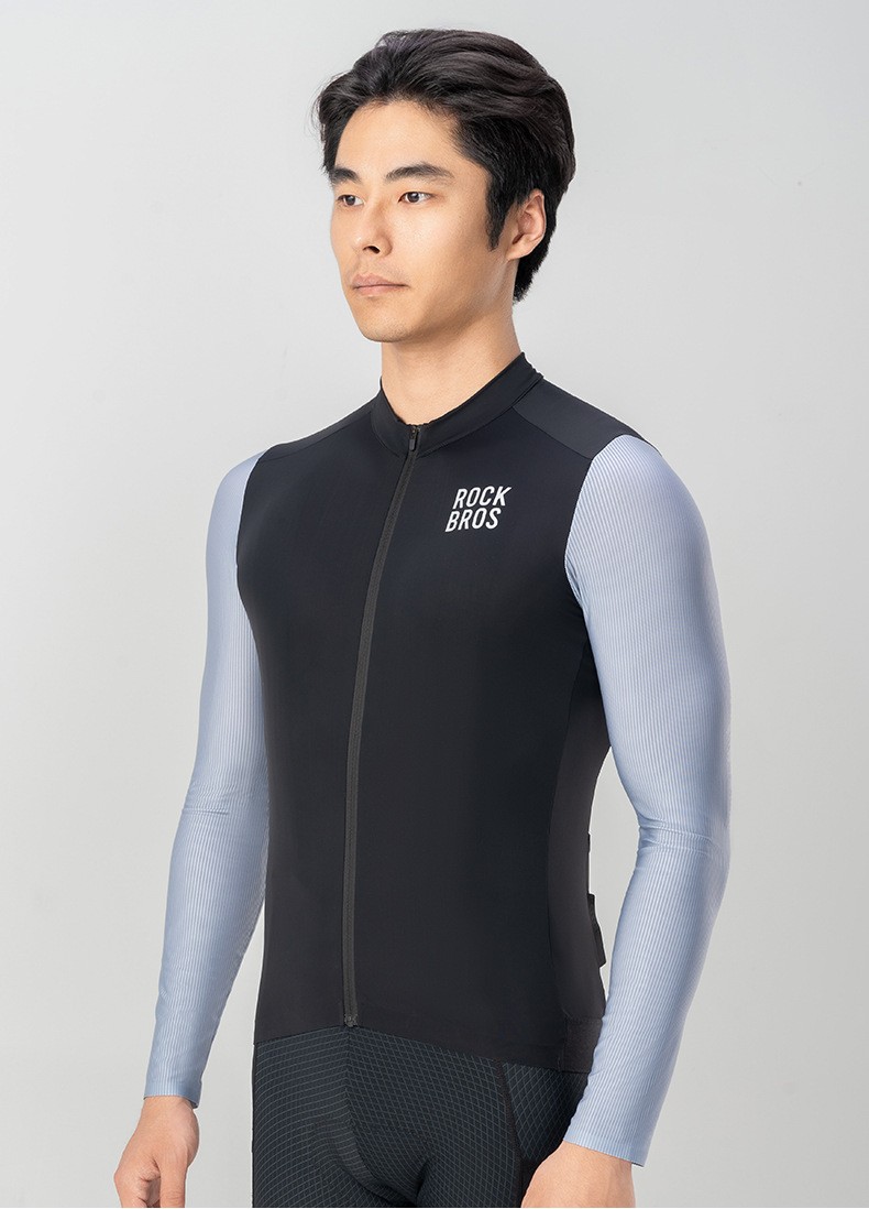 ROCKBROS Summer Mtb Road Bike Jersey Clothing Long Sleeves Breathable Jersey