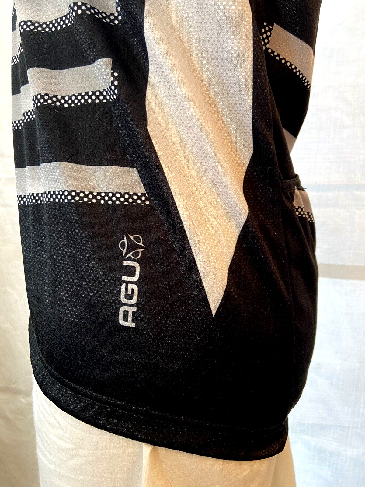 AGU Bike Gear 1/4 Zip Short Sleeve Breathable Quick-dry Cycling Jersey Shirt XL