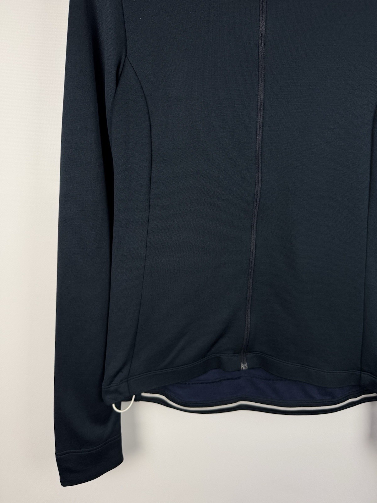 Rapha Womens Classic Long Sleeve Jersey II Size M Dark Navy Wool Blend Cycling