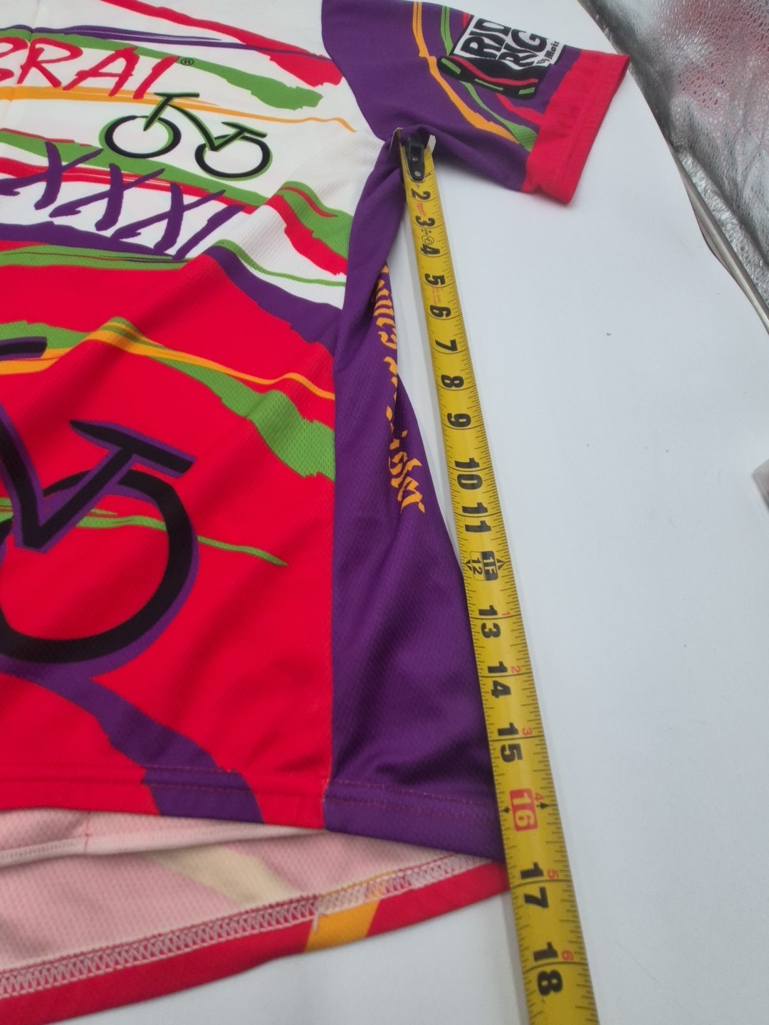 Vintage Voler 2004 RAGBRAI Iowa Cycling Jersey Men’s 3XL XXXL Back Pocket D