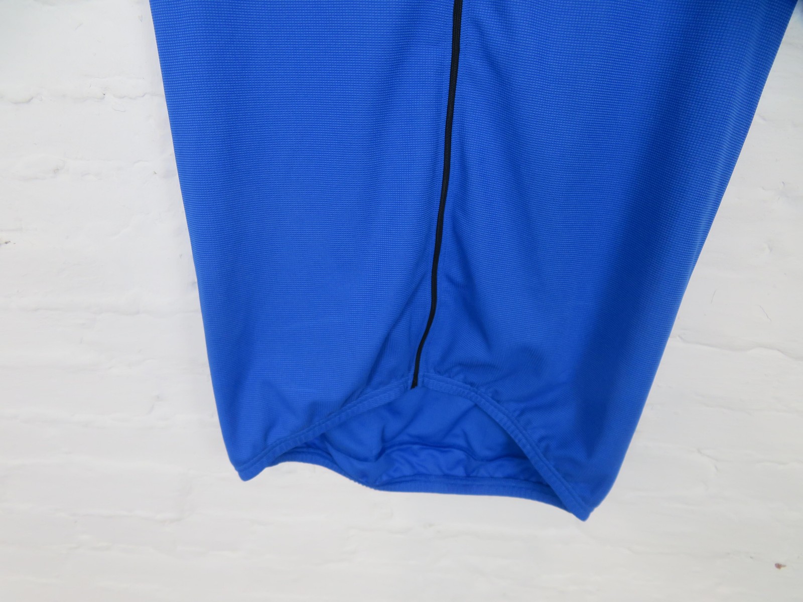 Castelli Cycling Jersey Mens XL Blue White Full Zip Short Sleeve Bike Pockets