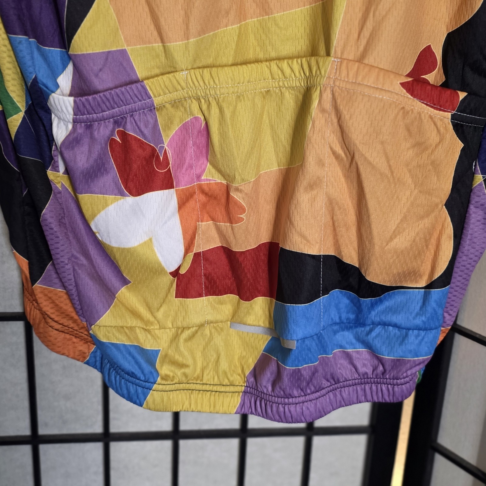 JPO_JPO Cycling Jersey 2XL Full Zip Pockets Mesh 100% Polyester Multicolor