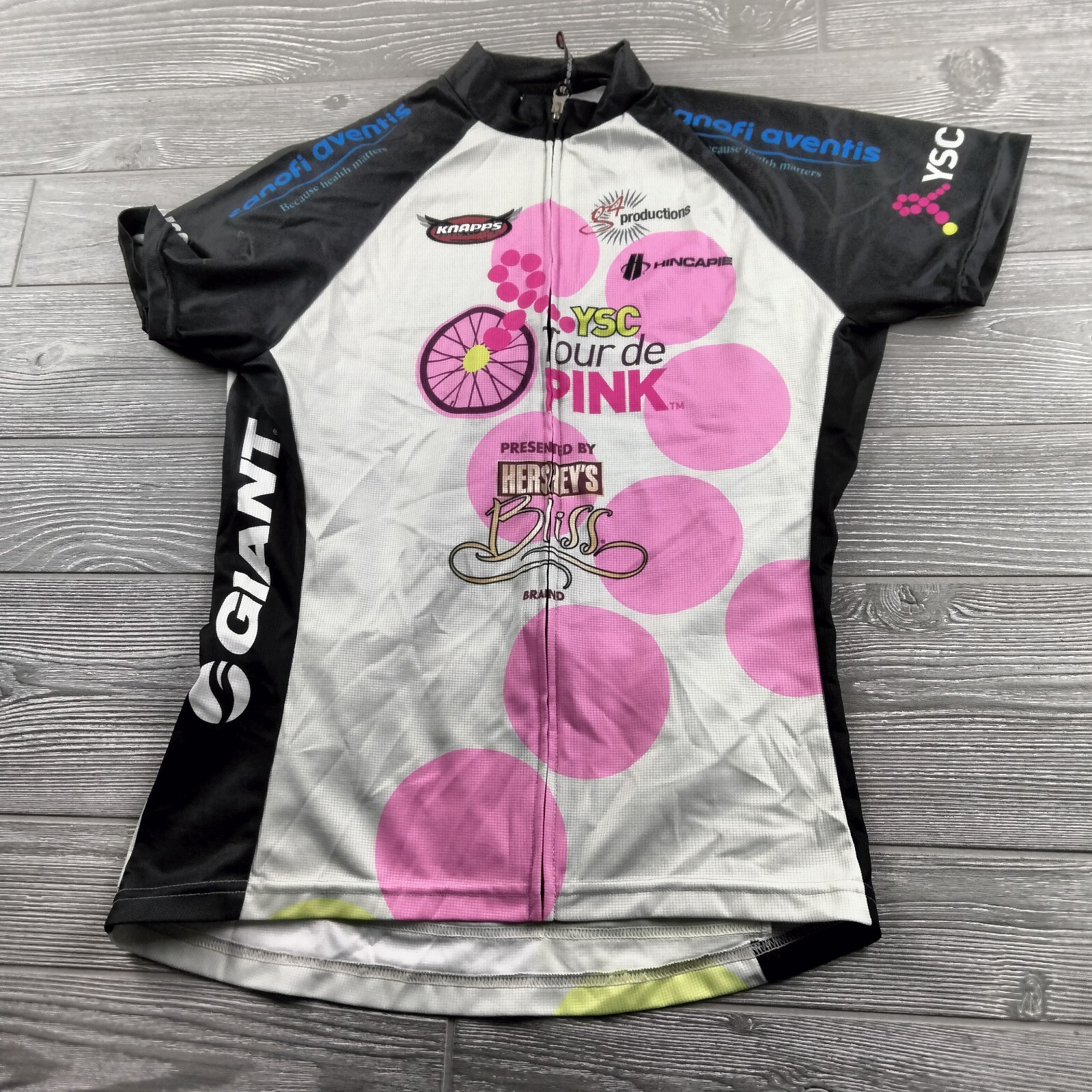 Hincapie Bike Women’s Size M Medium Cycling Jersey full zip