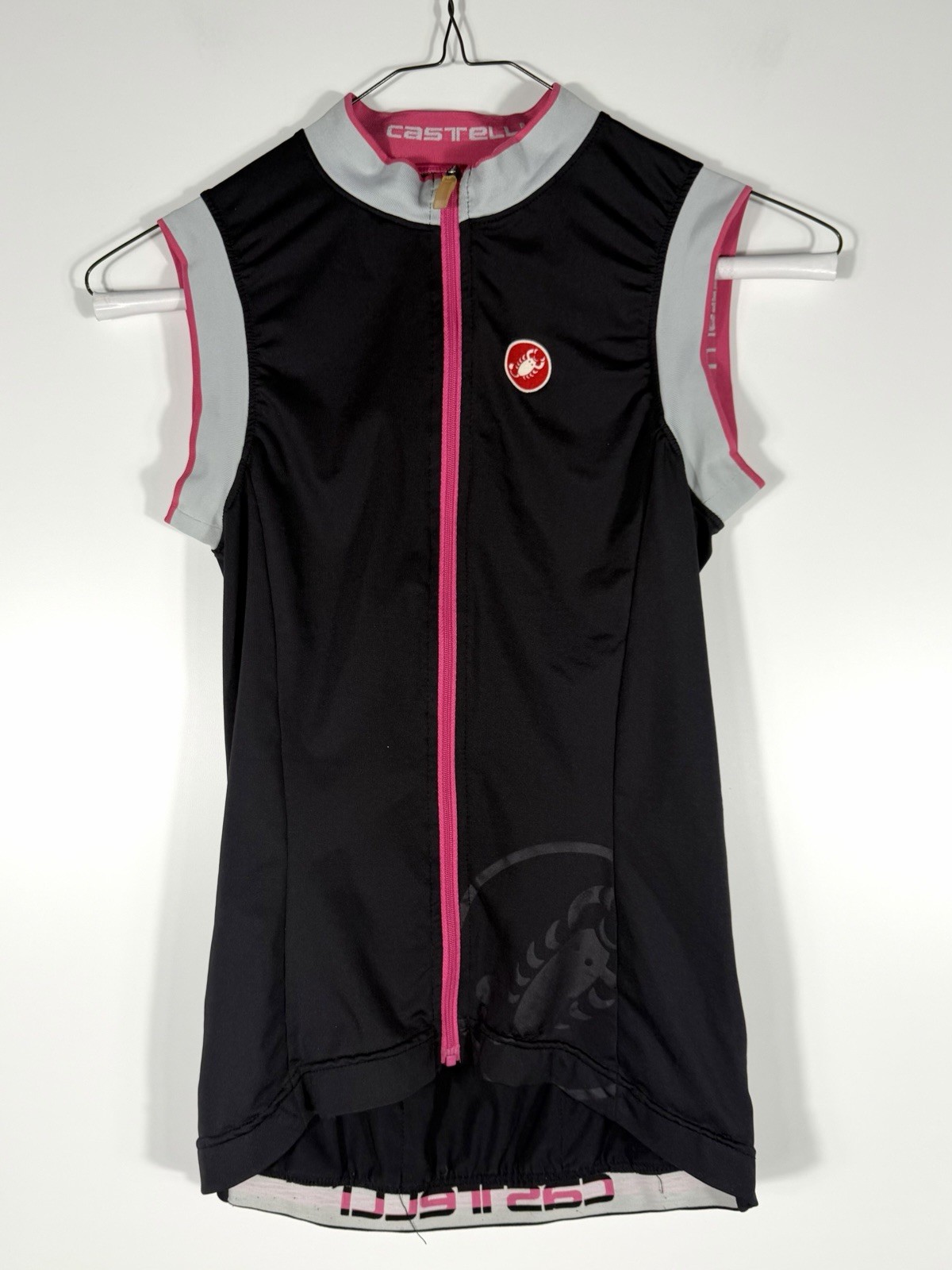 Castelli Women’s Cycling Jersey Lot of 2 Small Full Zip Bike Tops Black