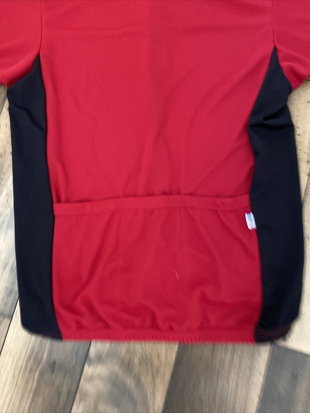 Borah Teamwear Men’s Pro Cycling Jersey, ￼Sz.Large Black And Red ￼