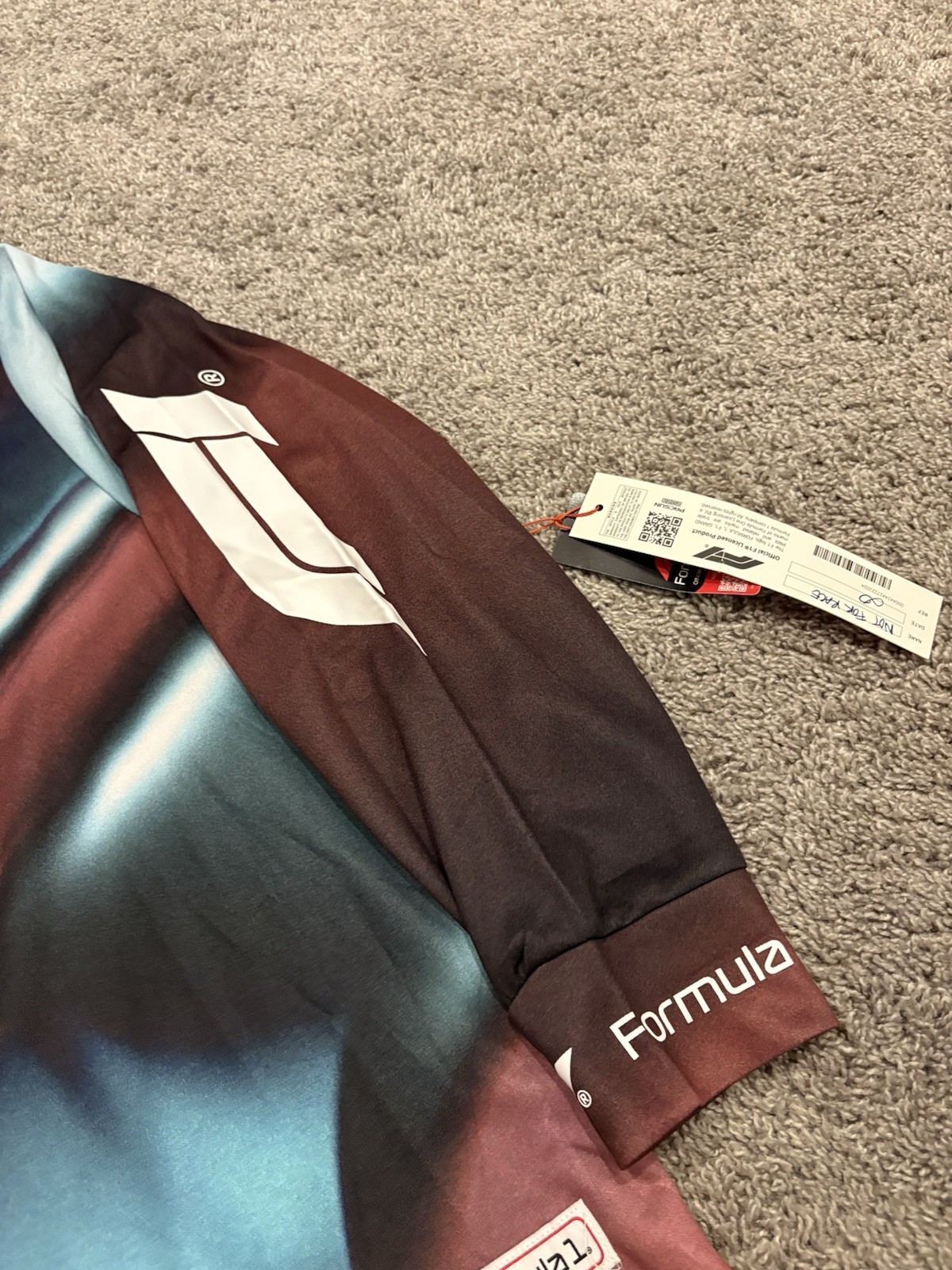 NEW Official Formula 1 X Pacsun 2024 Mens F1 Racing Long Sleeve Shirt Size Large