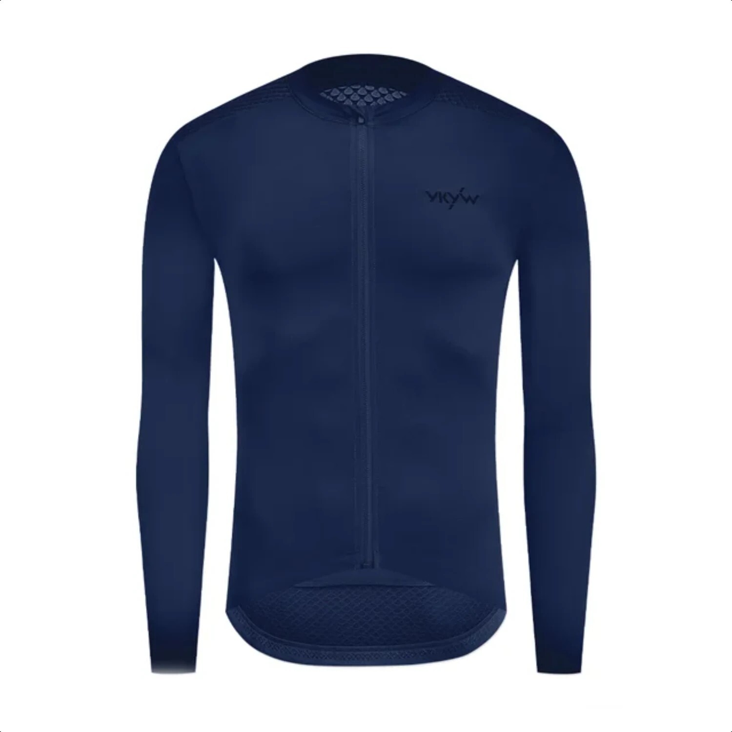 YKYW Cycling Jersey MTB Long Sleeve Breathable Waterproof Bike Zipper Clothing