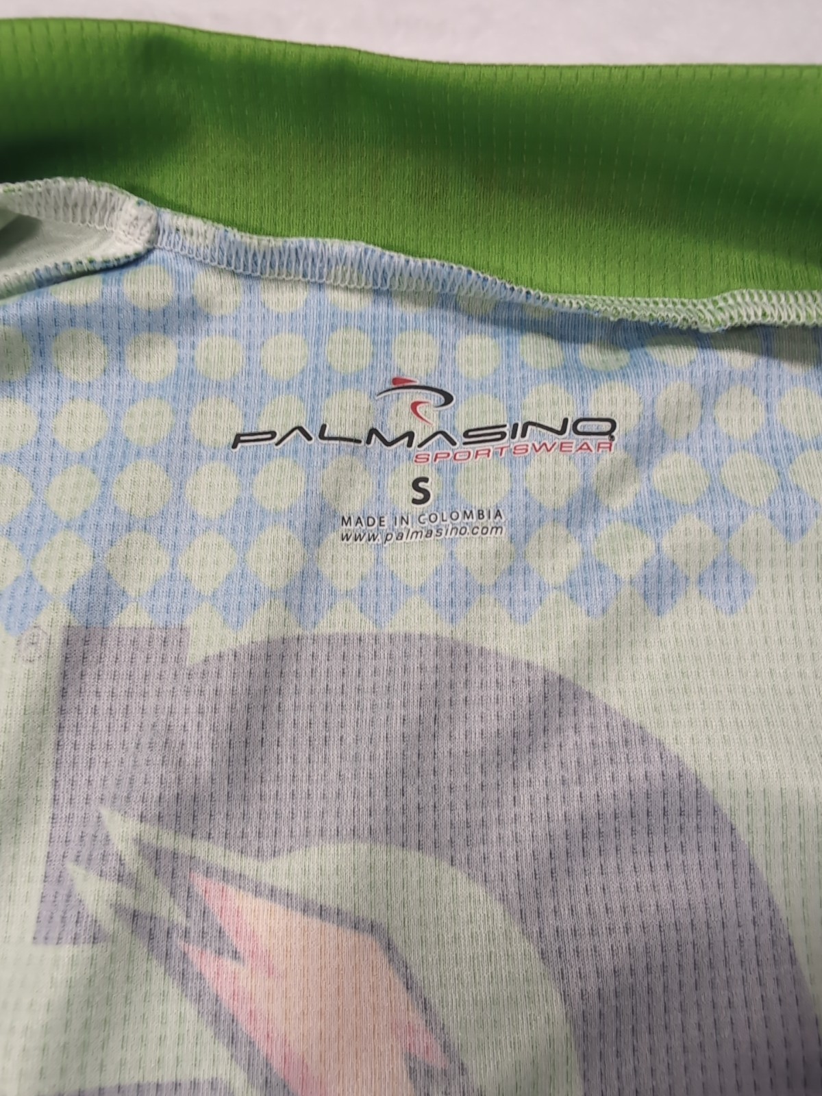 Palmasino Gatorade Cycling Shirt Men Small Full Zip Back Pocket Puerto Rico PR