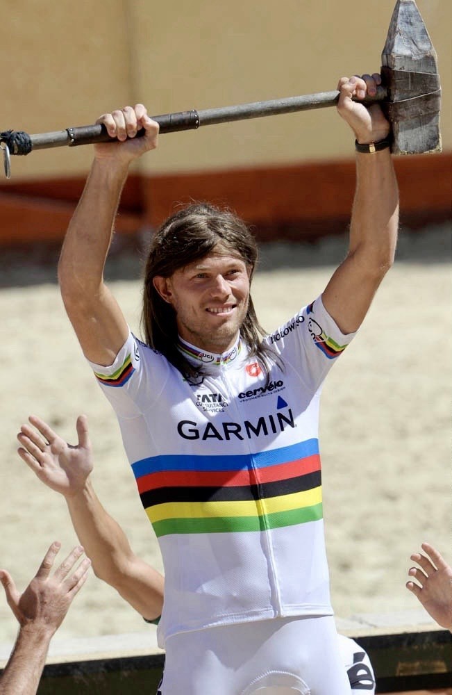 World Champion 2010 Garmin Cervélo 2011 Hushovd Tour de France TDF cycling…