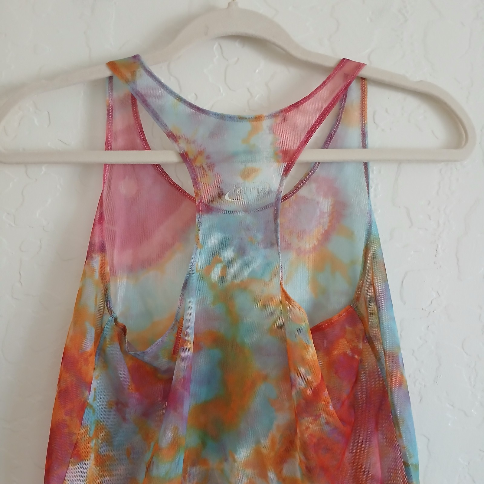 TERRY Cycling Mesh Tank Jersey Women’s XS Tie Dye Pockets Bike Lightweight
