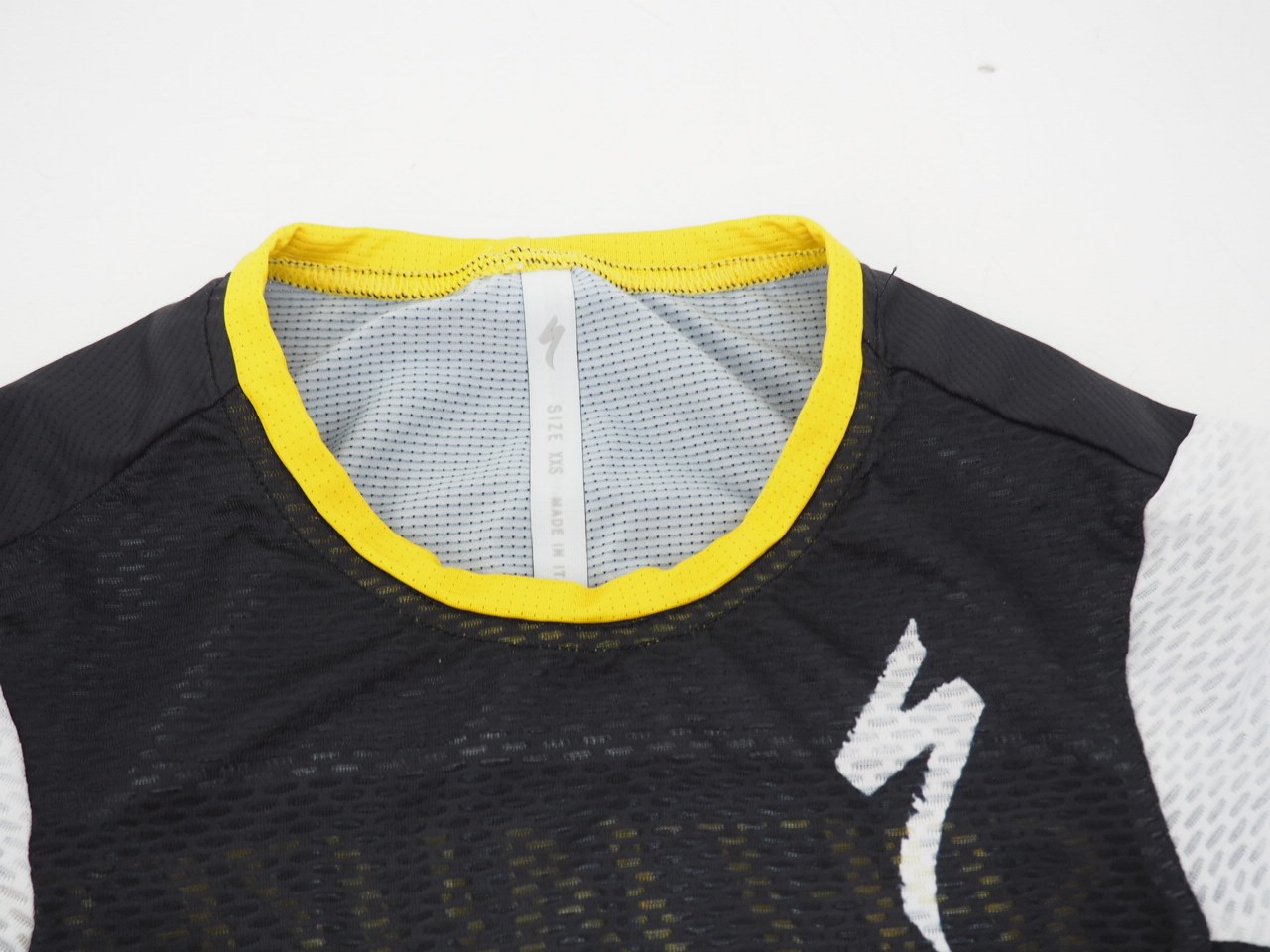 Specialized Racing Lightweight Zipless Jersey Size XXS Orange/Yellow/BK/WH