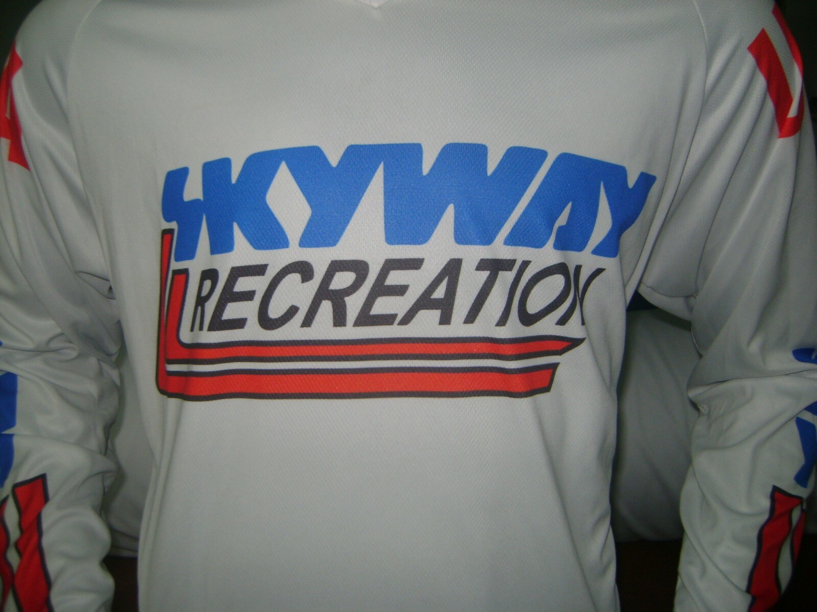 OLD SCHOOL BIKE JERSEY CLASSIC BMX JERSEY RACE BIKE SHIRT BMX VINTAGE XL SKY WAY