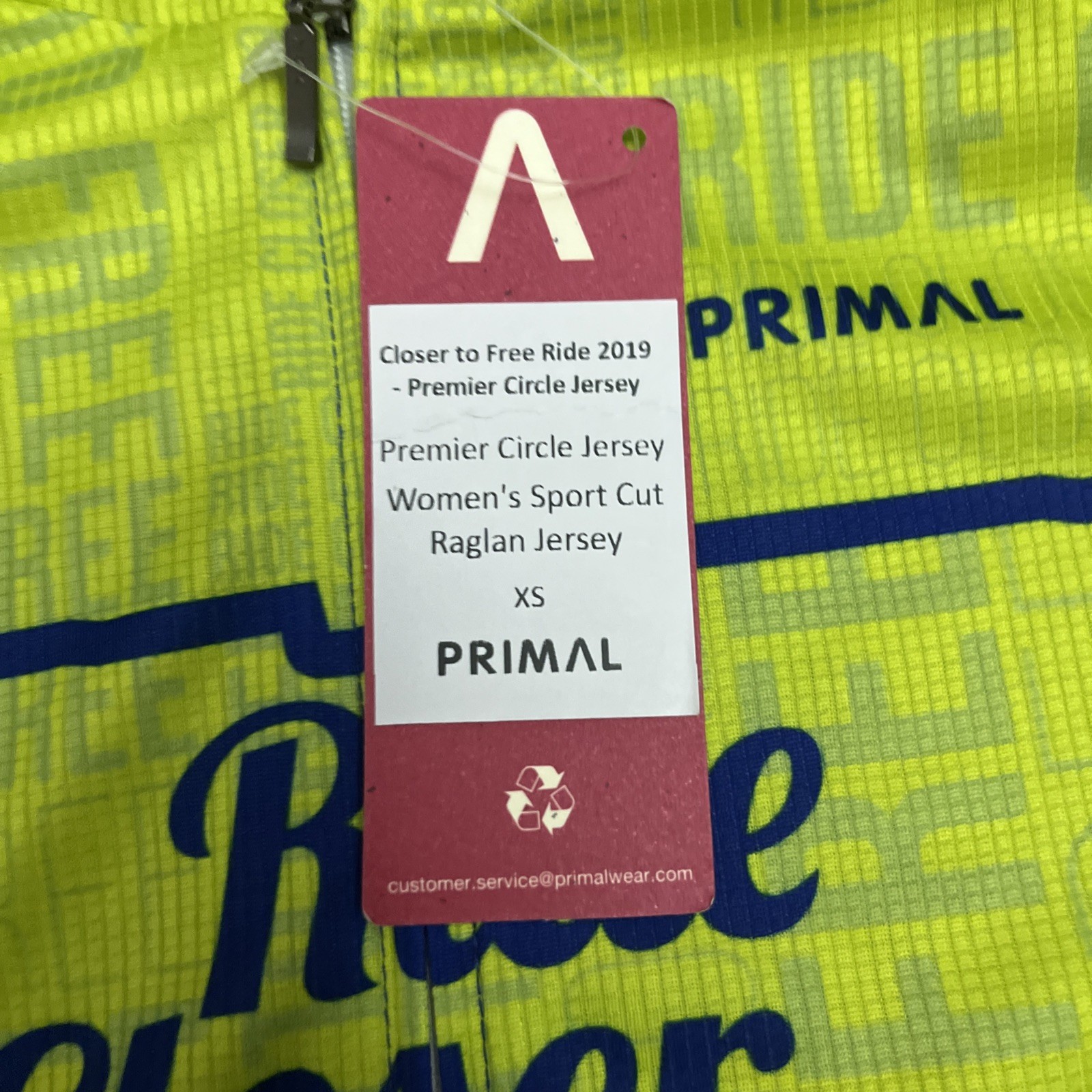 Primal Cycling Jersey Women’s Sz Xs Close To Free Ride 2019 Full Zip Shirt NWT