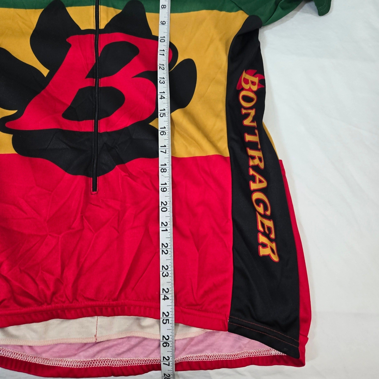 Vintage Bontrager Cycles Rasta Cycling Jersey Paw Print NWT USA Made Large 90s