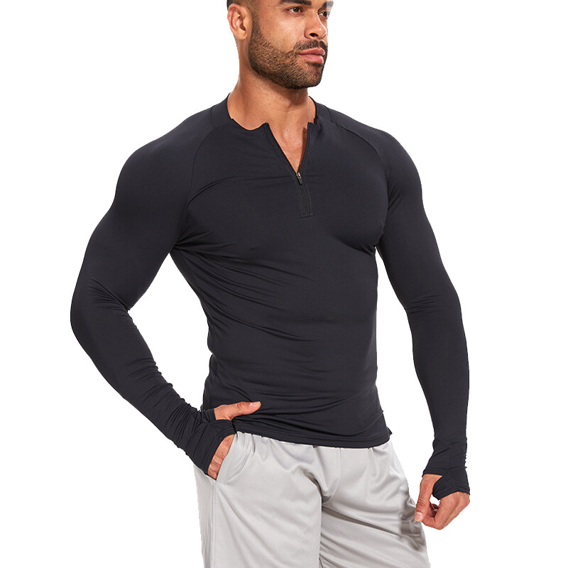 Men Cycling Jerseys Quick-dry Long Sleeve Bike Shirt Cycle Tops Sport Breathable