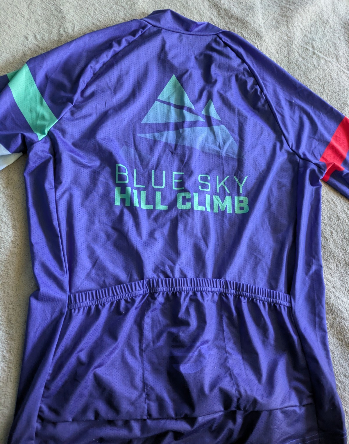PRIMAL Cycling Jersey Mens Medium Race Cut Bicycle Blue