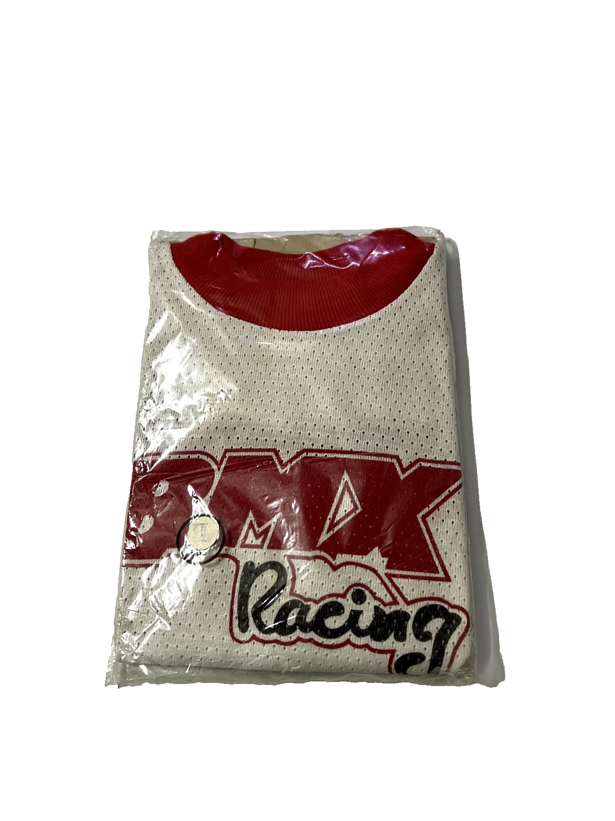 Vintage NOS New 80s Bmx Racing Jersey Racing Flag OSBMX