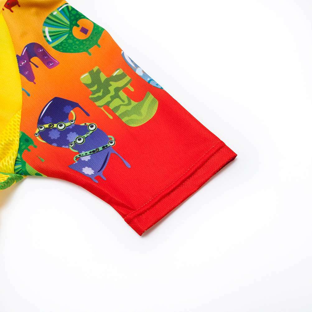 Kids Cycle Clothing Children Reflective Cycling Jersey and Padded Shorts Kit