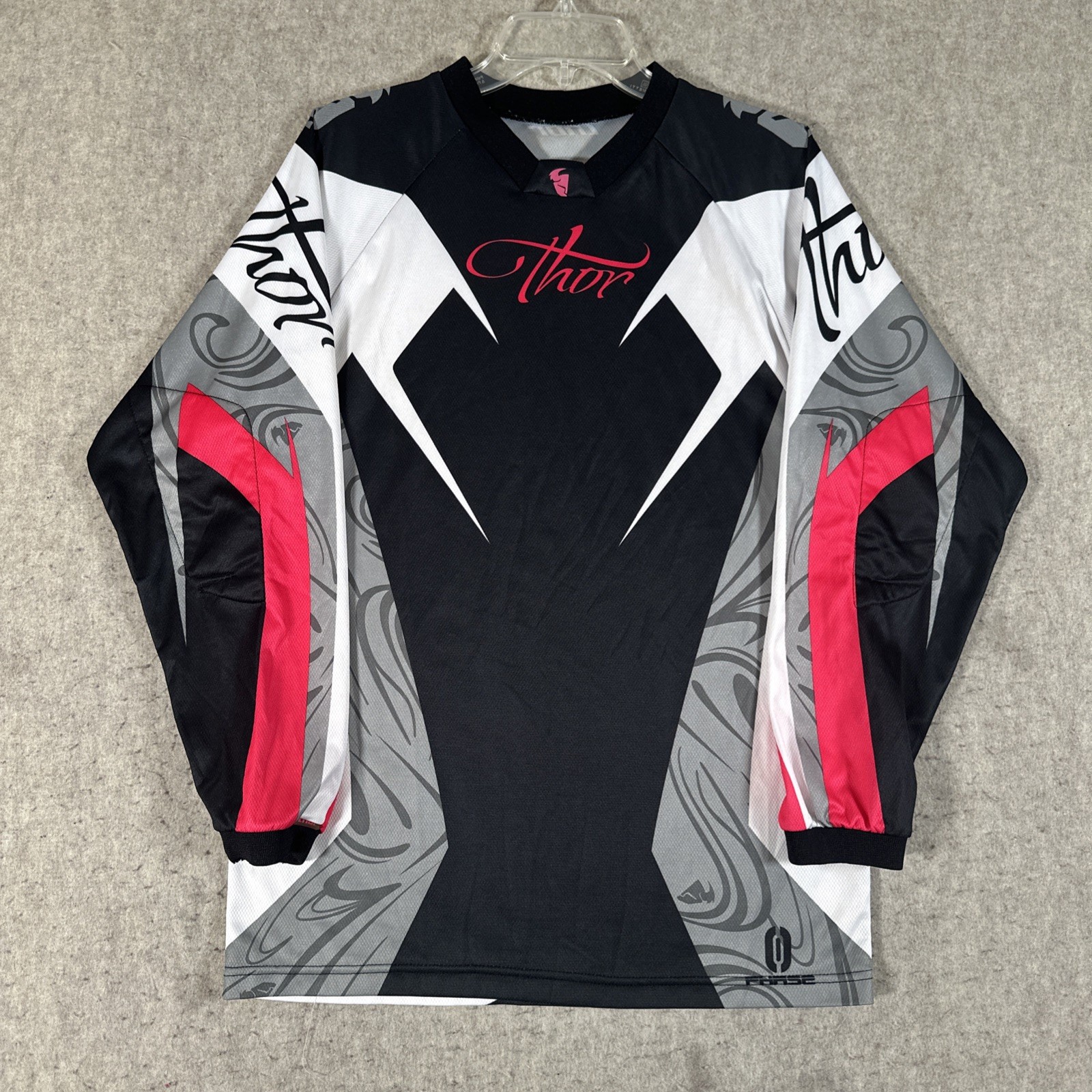 Thor Motocross Women’s Long Sleeve Jersey Size Large? Black Pink White