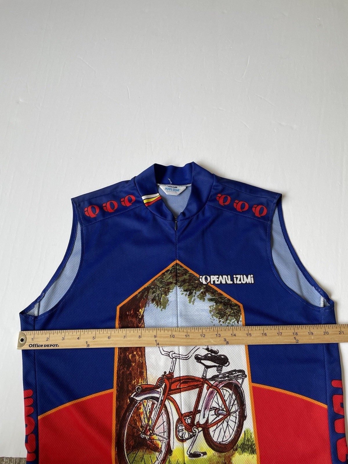 vintage Pearl Izumi New Belgium Fat Tire Sleeveless Jersey Men’s XL Made in USA
