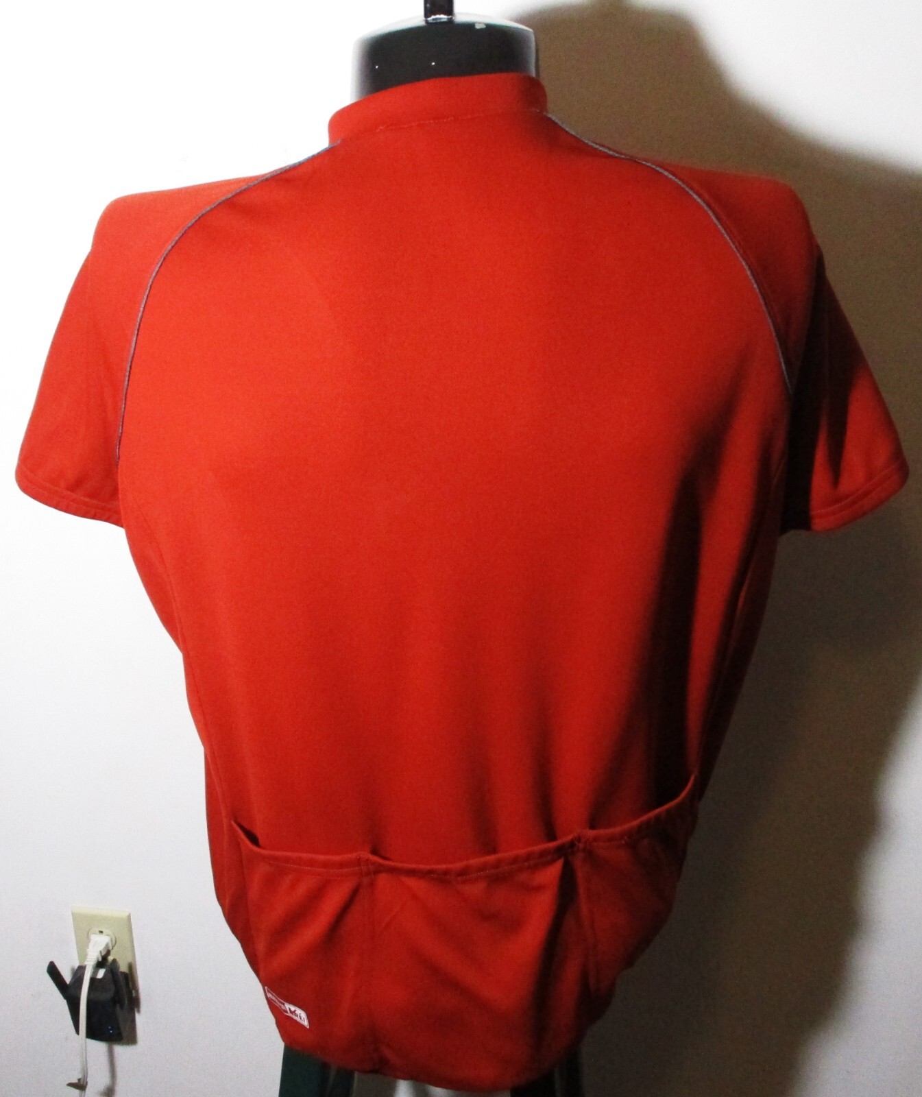 REI Burgundy 1/2 Zip Cycling Jersey Size XL