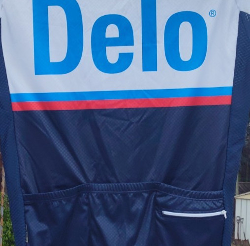 Safetti Chevron Team Cycling Jersey Men’s Large full zip