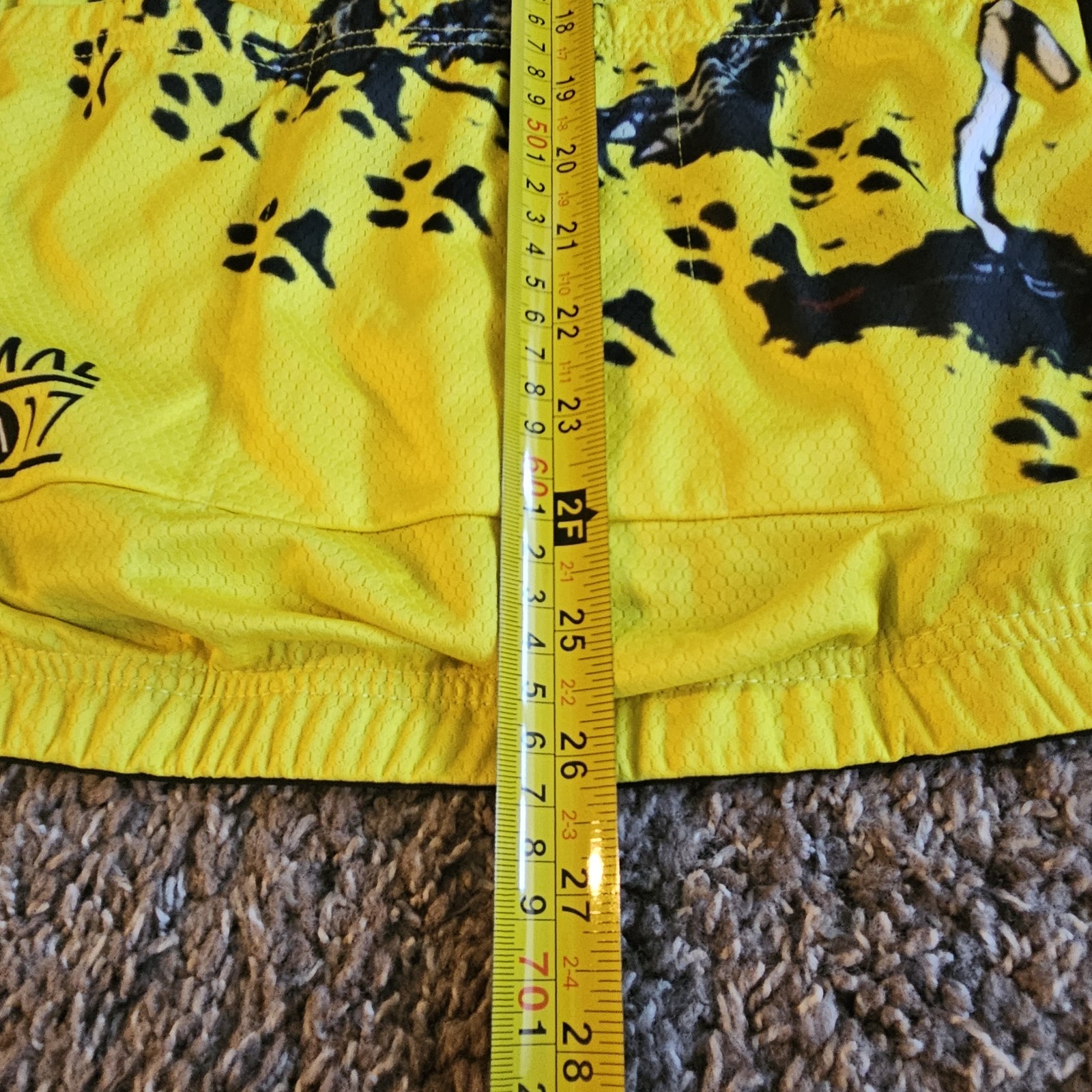 Primal Wear Dog Eat Cog Cycling Jersey & Shorts Men’s Medium Yellow Graphic Bike