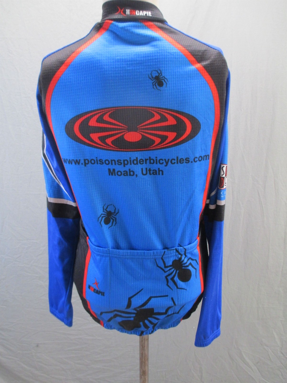 Hincapie Size M Mens Multicolor Cycling Compression Full Zip Athletic Jacket 569