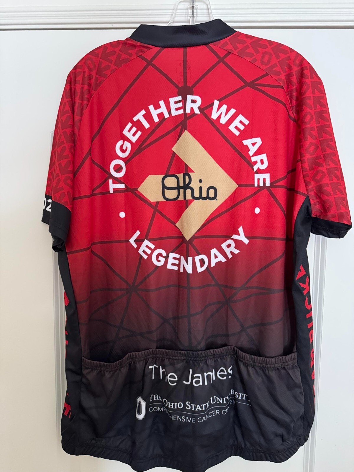 Men’s Hincapie Cycling Jersey, Ohio “Together We Are Legendary”, Size XL, NEW