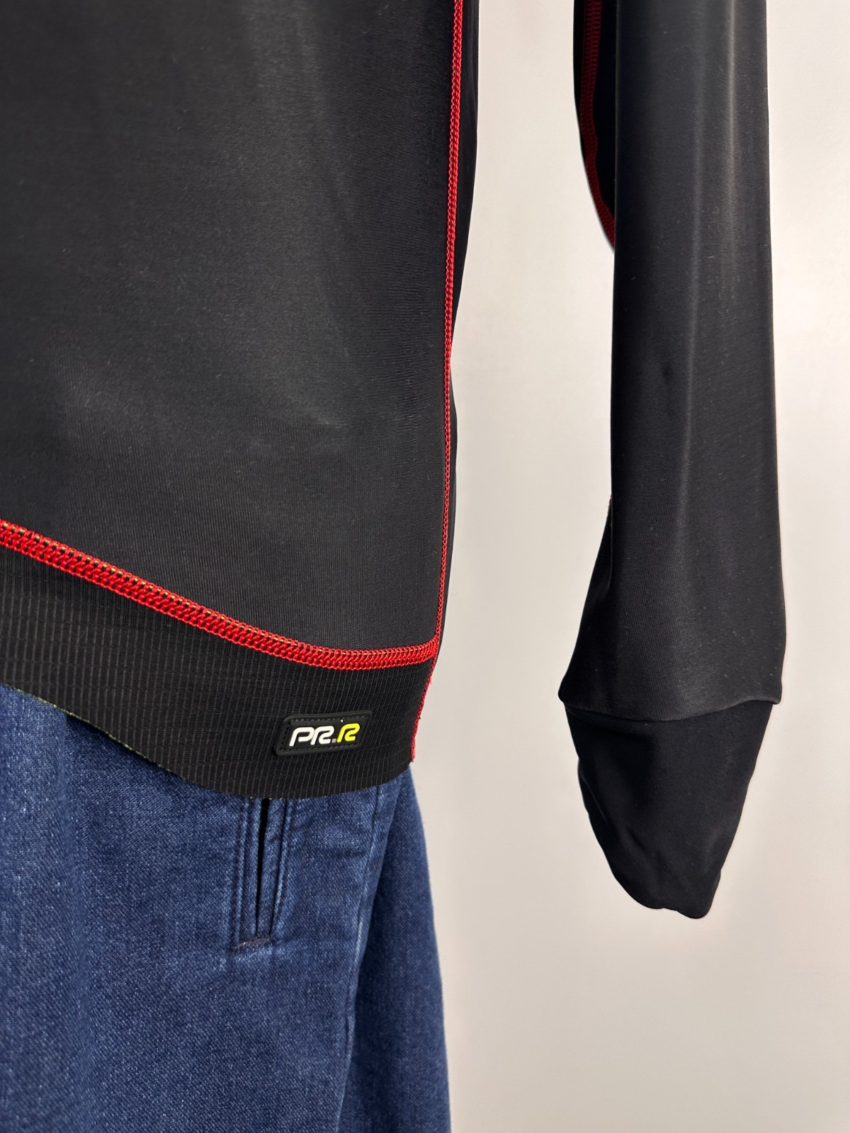 Ale PRR Cycling Long Sleeve Jesey Solid Mens Black Size L