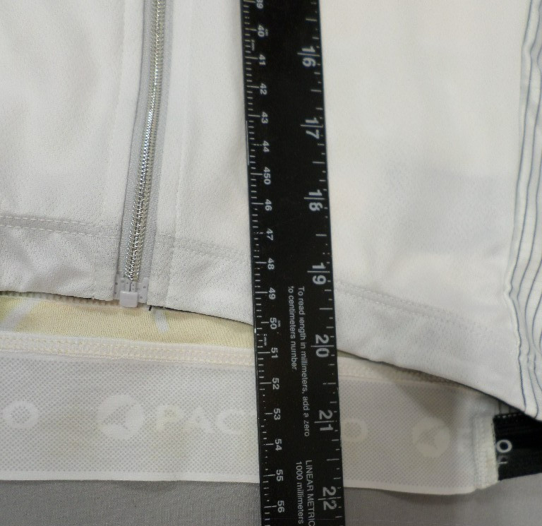 DESIGNER RAGE COLORADO STATE CHAMPION PACTIMO ZIP CYCLING WHITE SHIRT X-SMALL