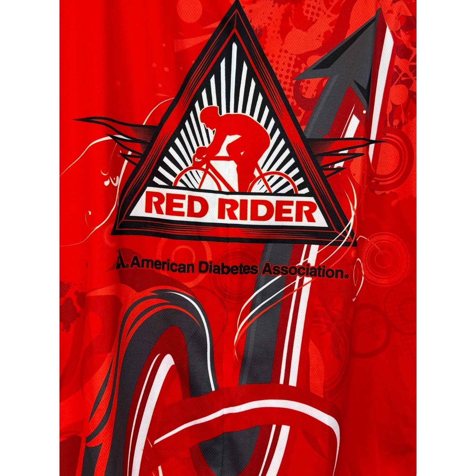 Pearl Izumi Men’s XXL Red Rider Cycling Jersey American Diabetes Assocation