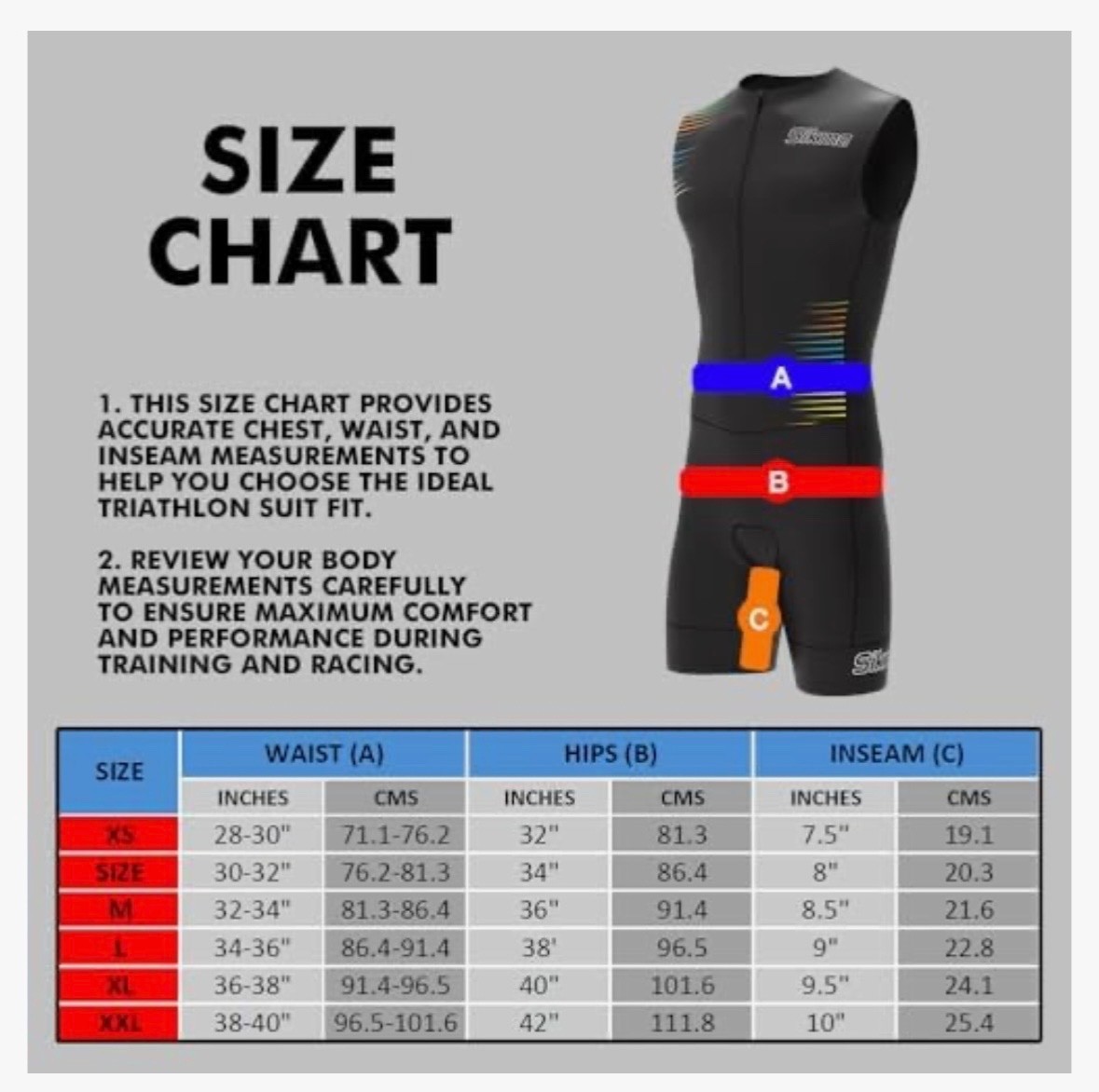 Sikma Men’s Sublimated Cycling Skinsuit Gel Padded Triathlon One Piece Suit+gift