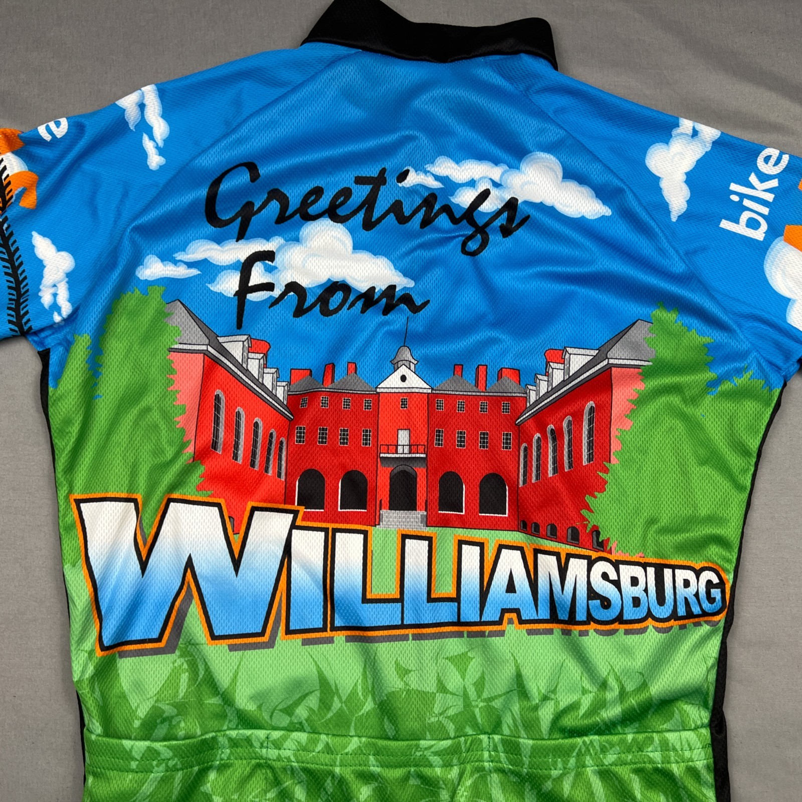 Vomax Greetings From Richmond Williamsburg Virginia Cycling Jersey Adult Small