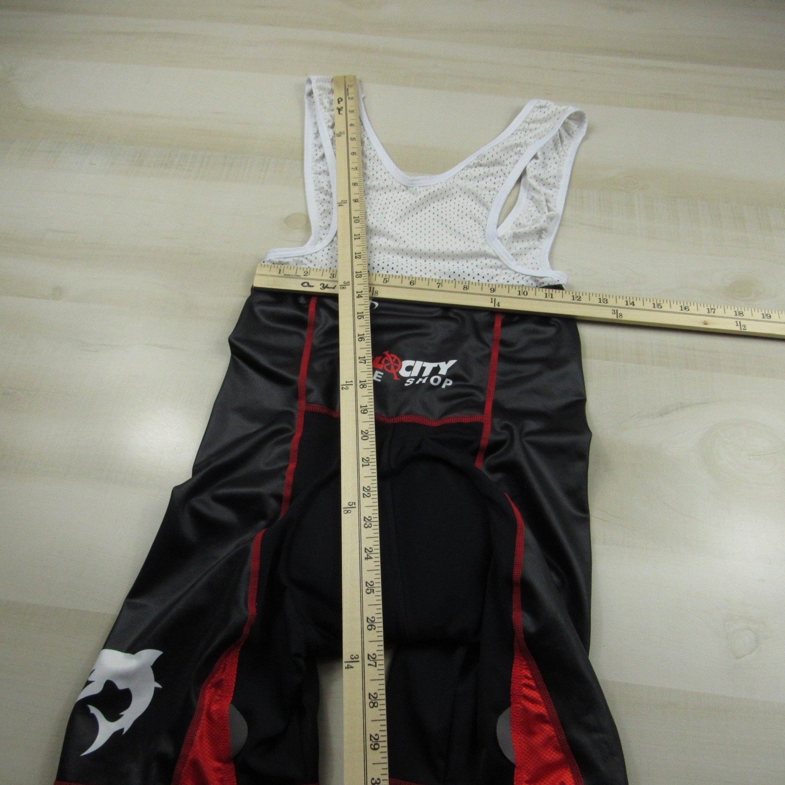 Hincapie Cycling Bib Mens Medium Black White Texas Tech Bib Padding Tights