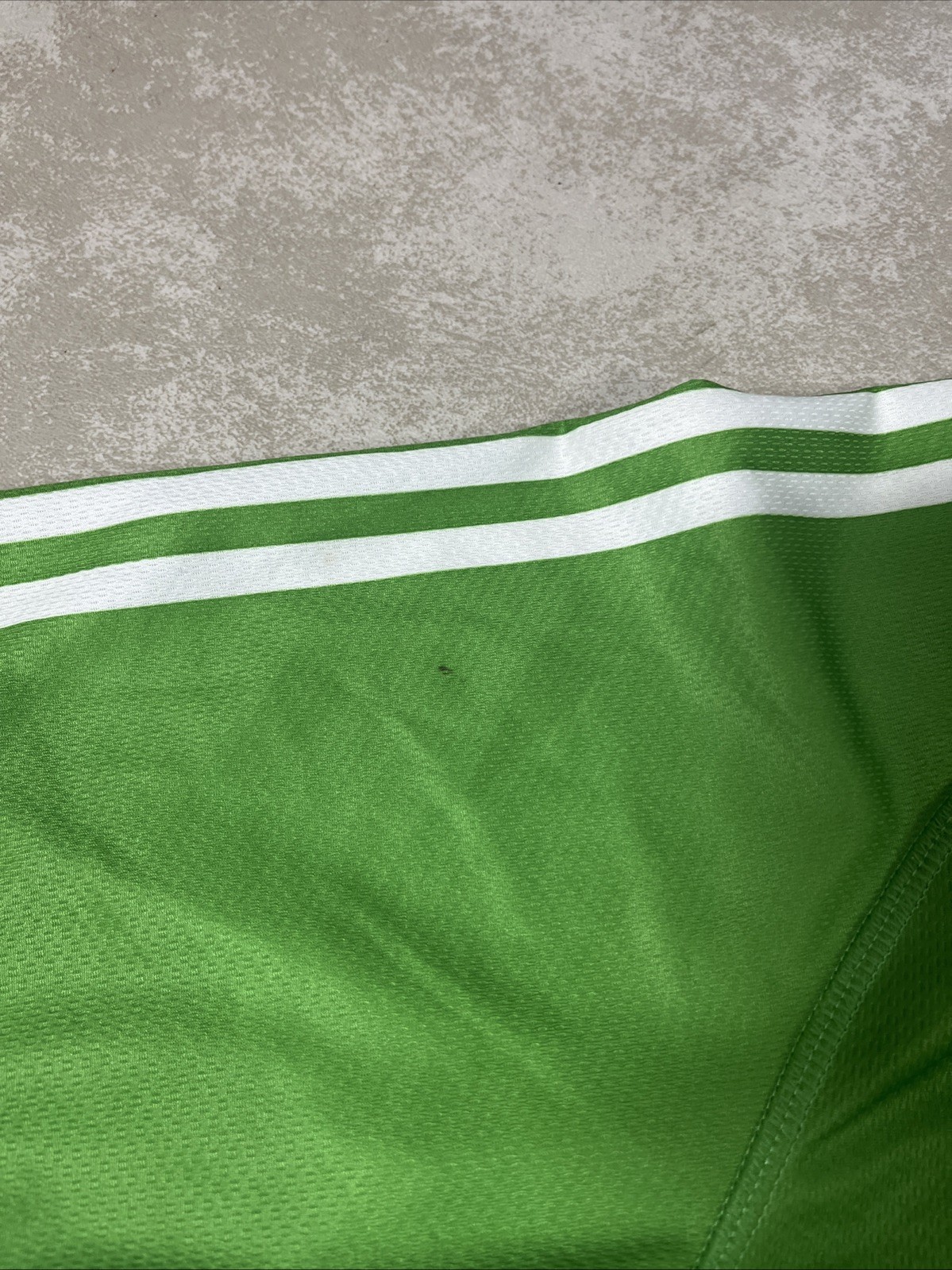 Adidas Cycling Company Green 3 Stripe Jersey Size SEE DESRCIPTION 1347