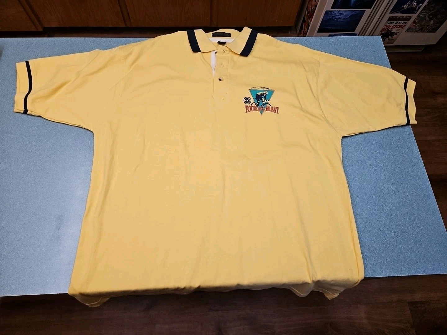 Vintage Mount ST. Helens Tour De Blast Polo Shirt Men (Large)