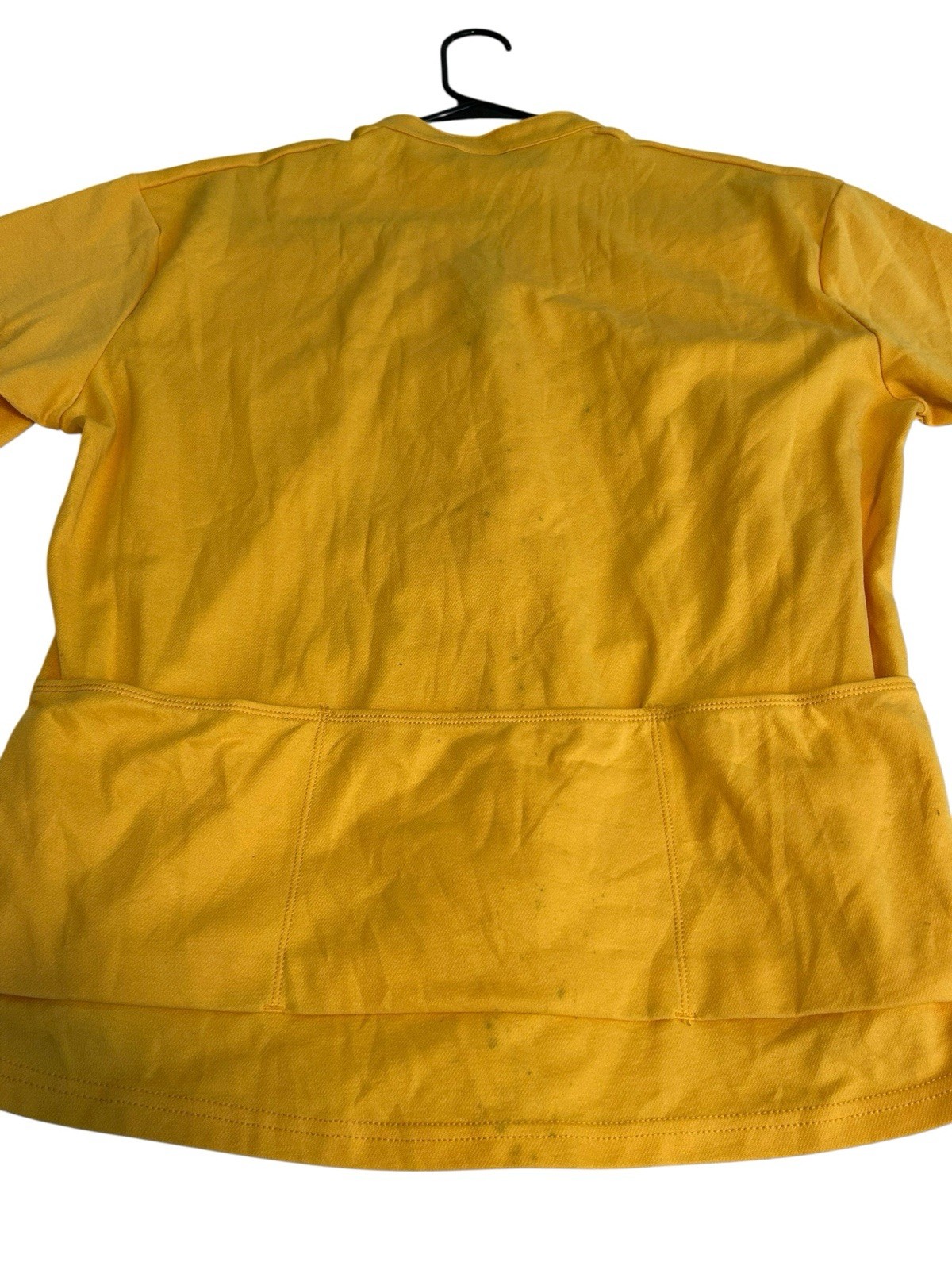 Vtg Nike Echelon Mens XL Yellow Cycling Jersey 1/4 Zip Made In USA 90’s