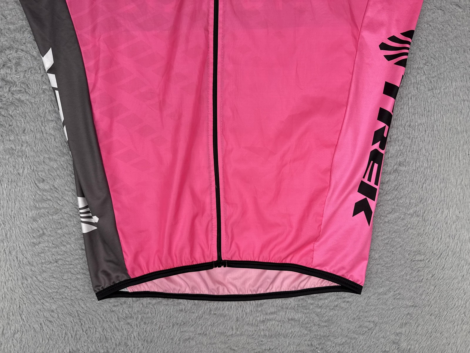 BAA Custom Apparel Cycling Vest Men Small Pink Full Zip Bike Attorneys Windshirt