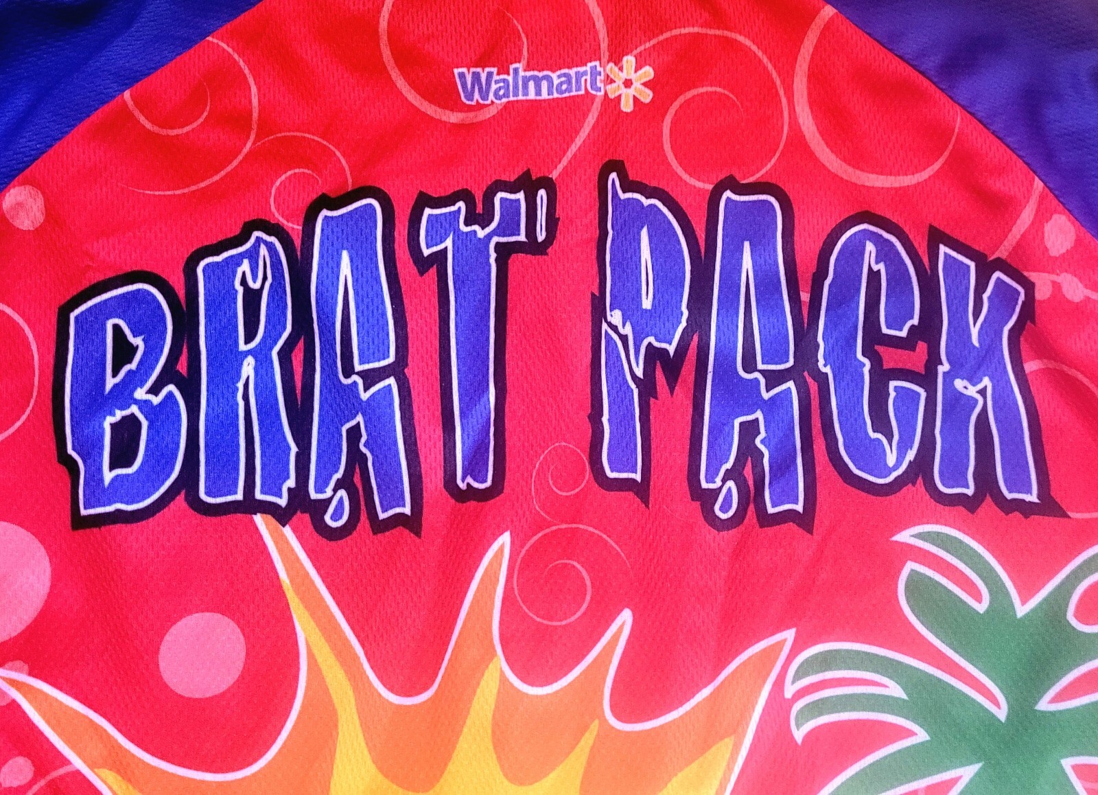 Jek Sports Brat Pack Walmart MS Cycling Jersey XL 3/4 Zip Pockets Free Shipping