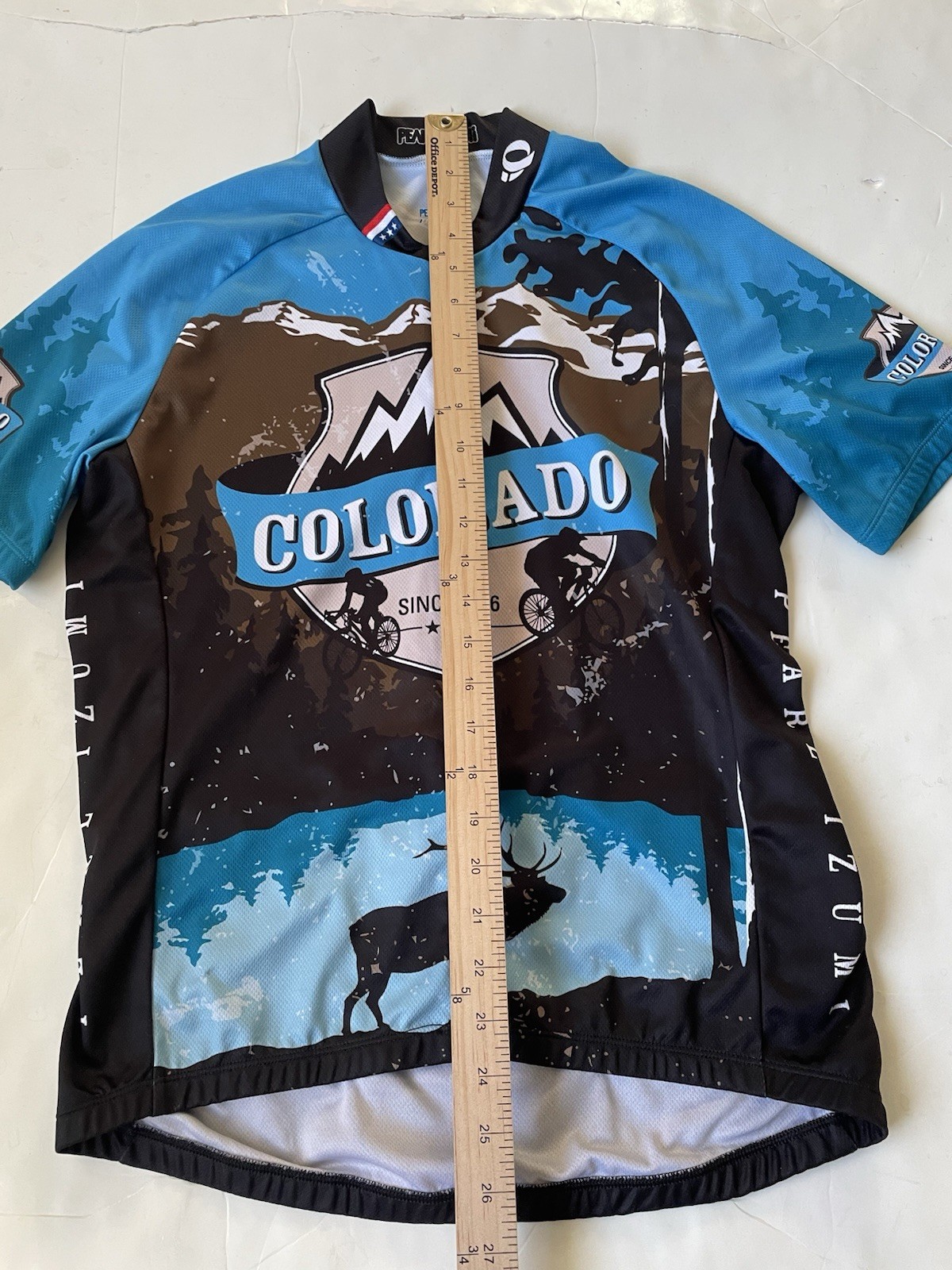 Colorado ‘Since 1876’ Men’s Cycling Jersey Pearl Izumi Men’s Medium Short Sleeve