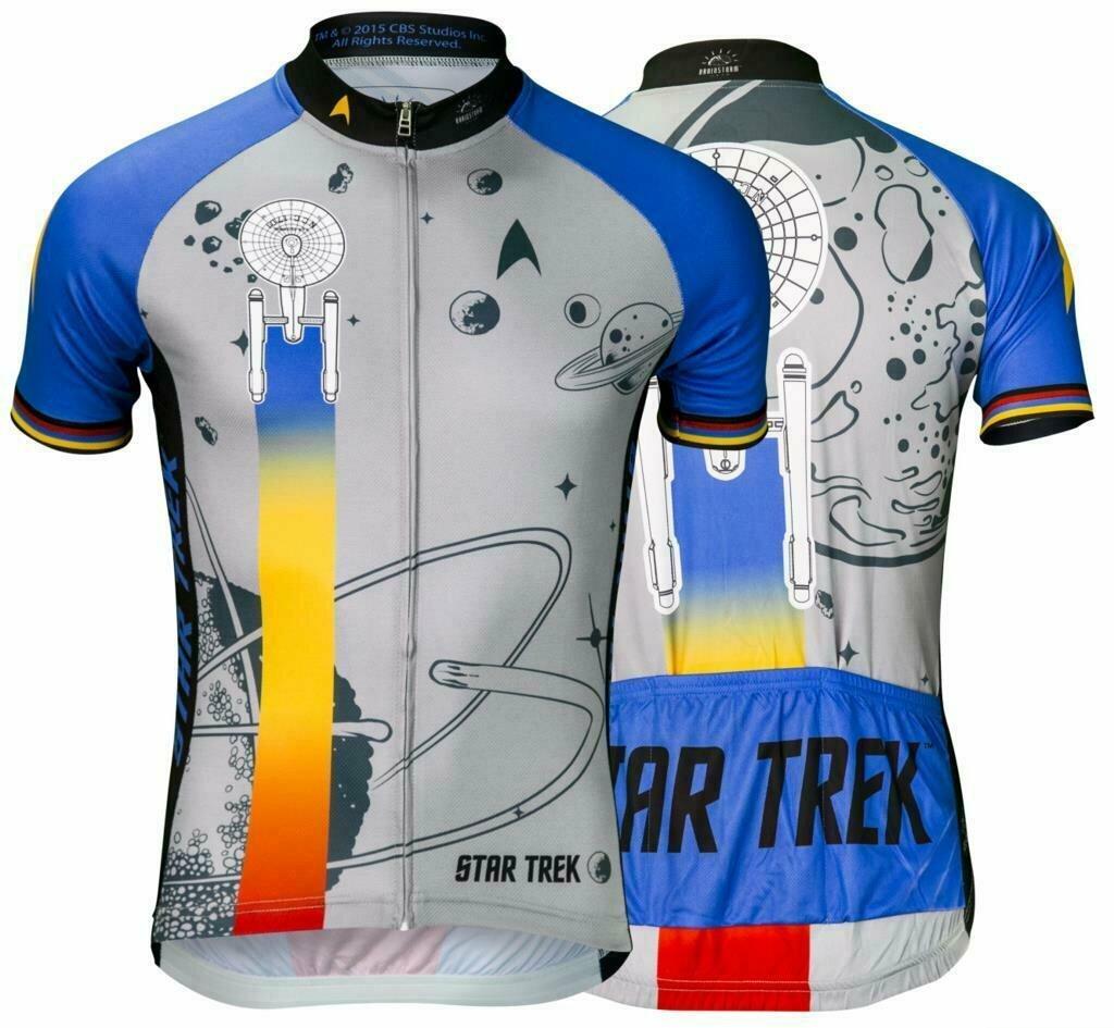 Star Trek Final Frontier Men’s Cycling Jersey (S, M, L, XL, 2XL, 3XL)