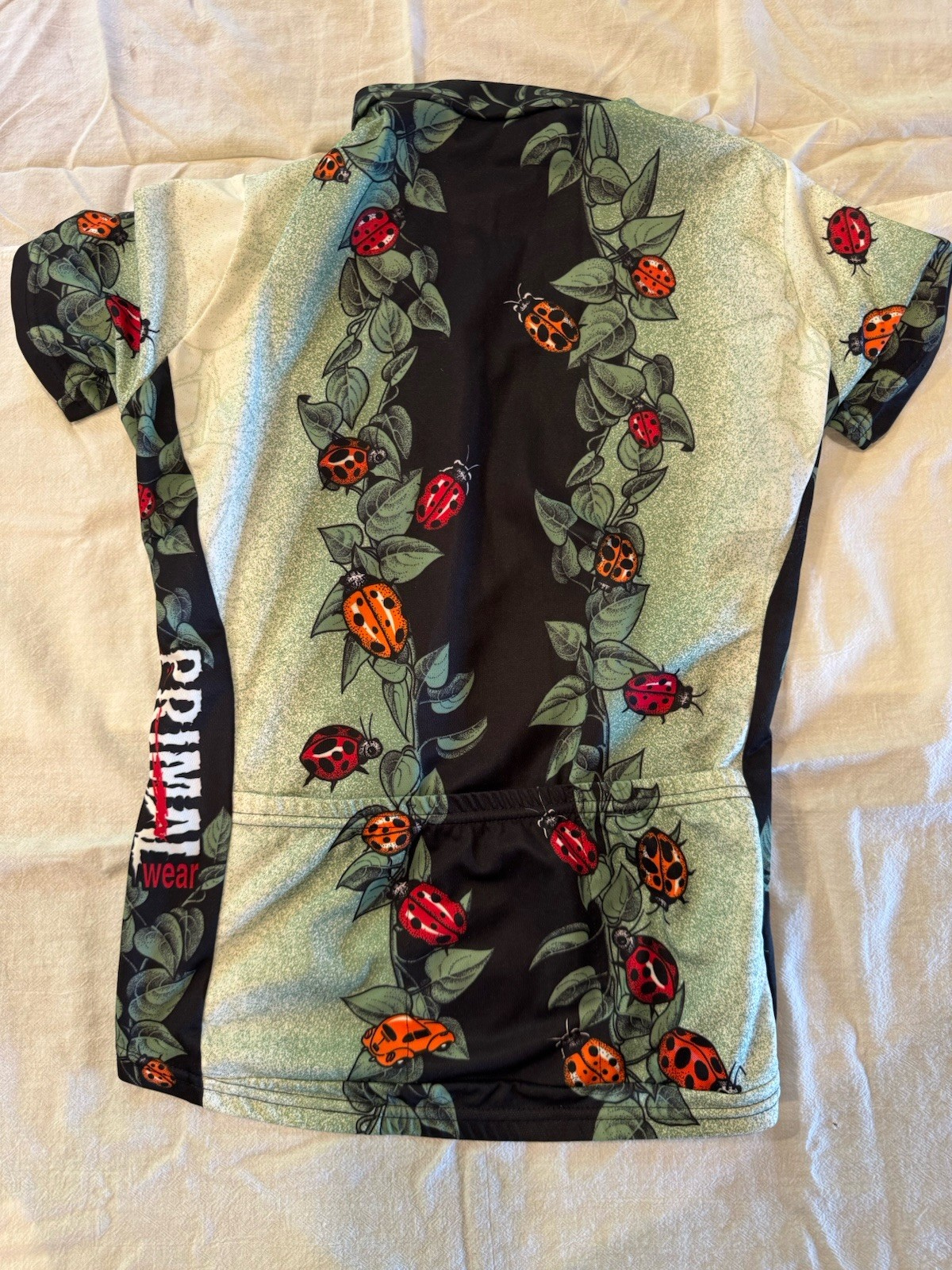 New Women’s Primal Wear U BUG ME Ladybug Cycling Jersey. Small