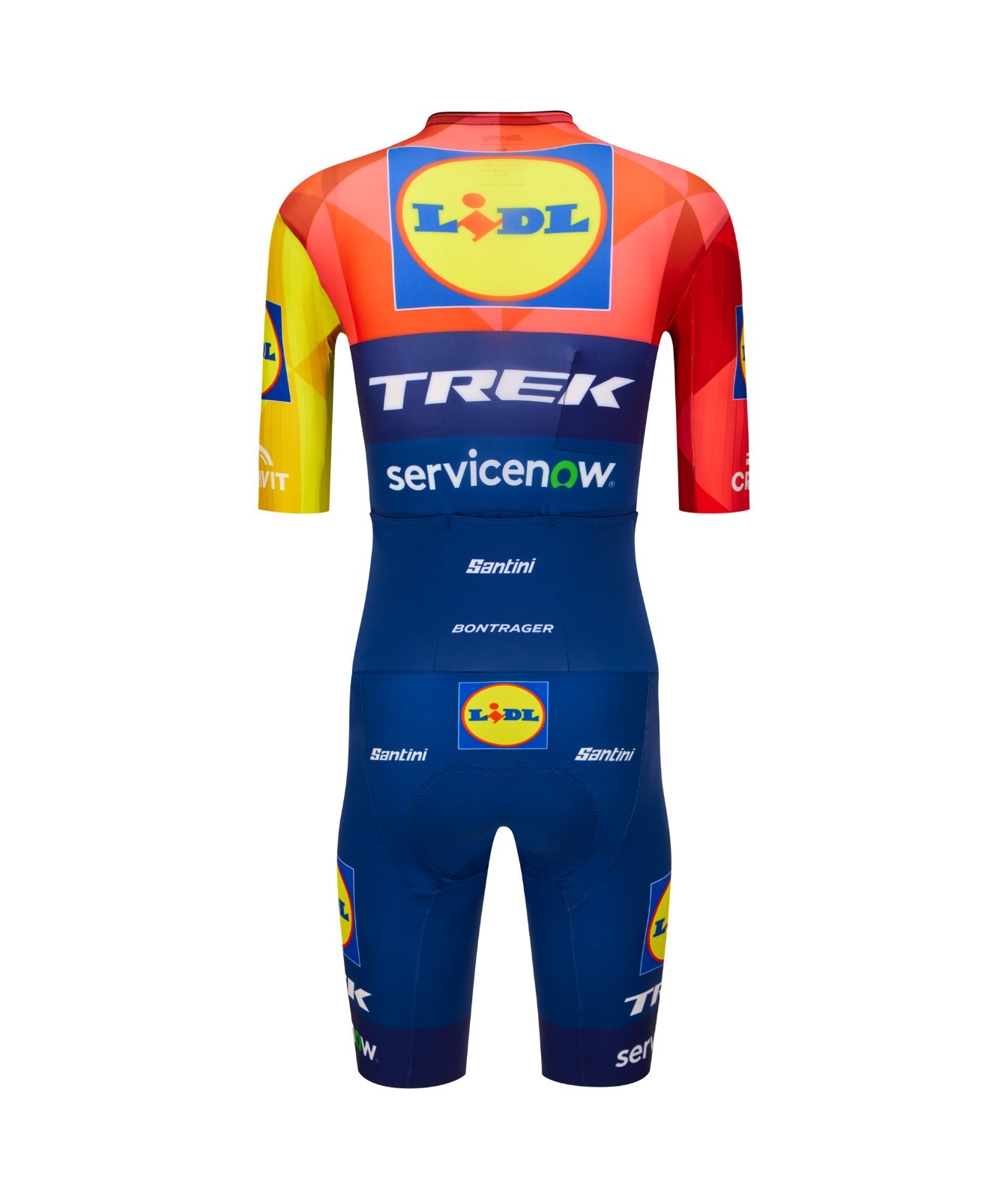 SANTINI LIDL-TREK 2026 OFFICIAL TEAM SKINSUIT – ROAD CYCLING RACING BODYSUIT