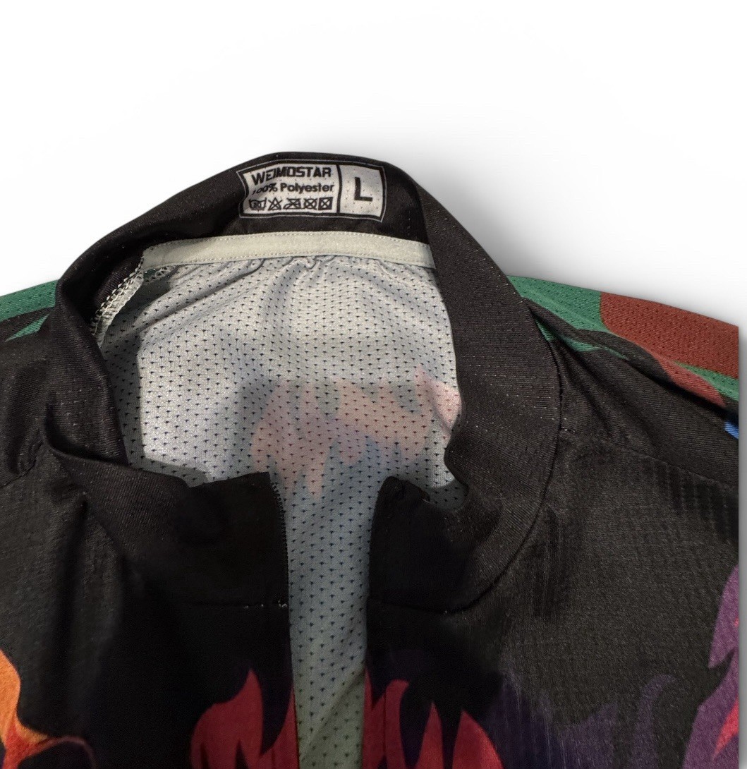 Men’s Weimoster Jersey Full Zip Bike Jersey Short Sleeve Cycling Biking Shirt