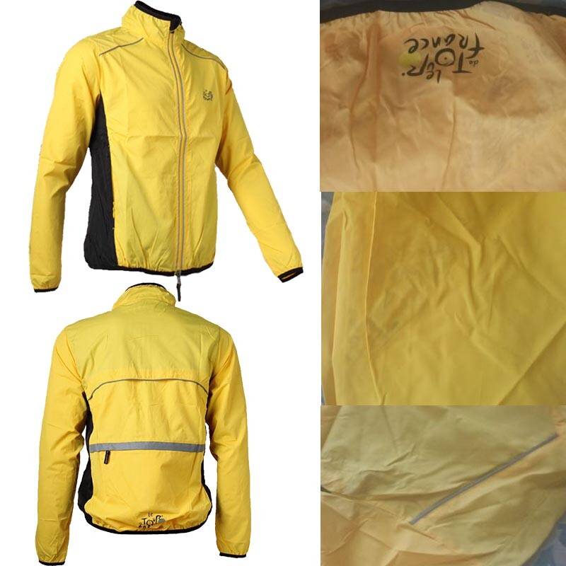 Mens Women Windproof Long Sleeve Cycling Jacket Jersey Bike Wind Rain Coat