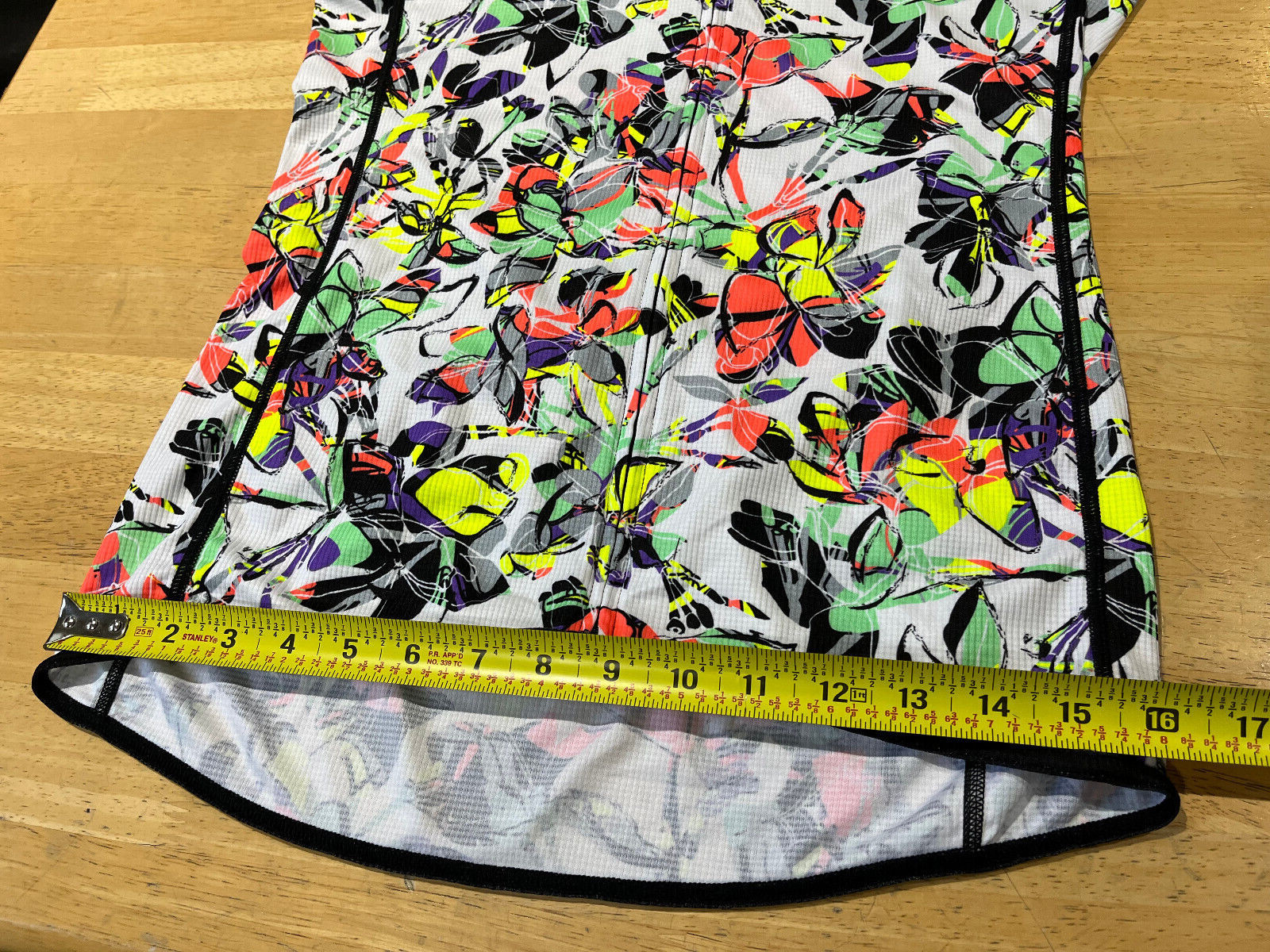 CANARI Women’s Sz M Multi-color Butterfly Design Zip Up Cycling Bike Jersey
