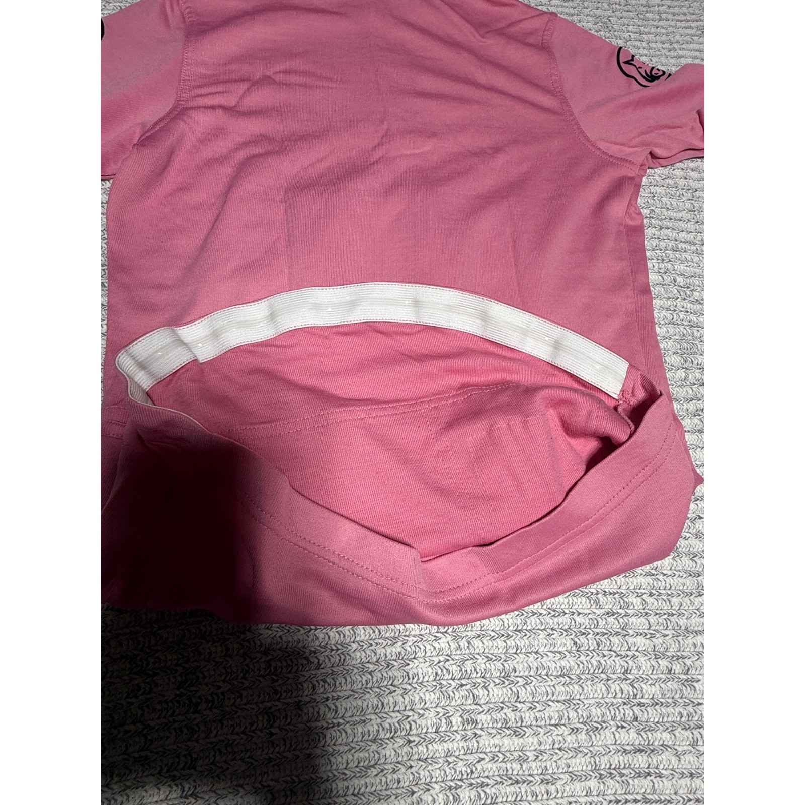Rapha Cycling Jersey Mens Medium Pink Andy Hampsten Gavia 1988 Quarter Zip Wool