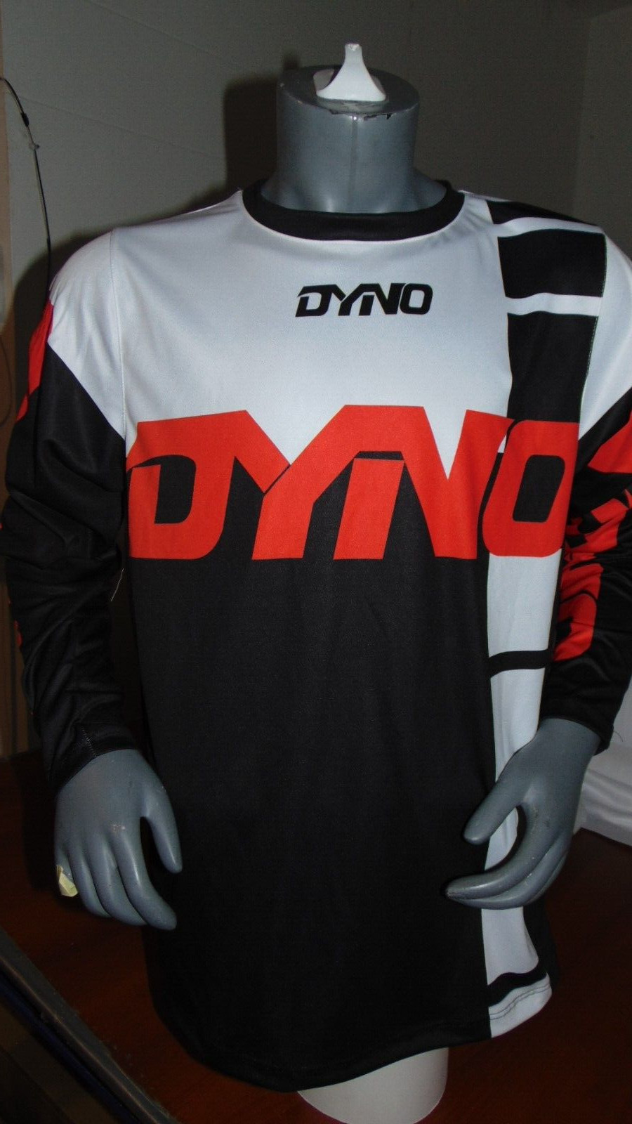 DYNO BIKE JERSEY CLASSIC DESIGN BMX JERSEY RACE BIKE SHIRT 80’S DESIGN BLACK M